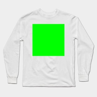 Green Screen Color Long Sleeve T-Shirt